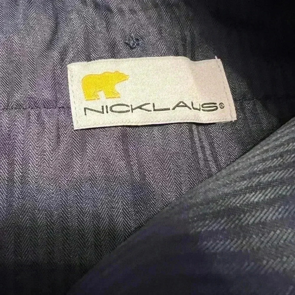 Jack Nicklaus Men's Mosaic Print Shorts 10" - Navy 40 NWT - Picture 5 of 8